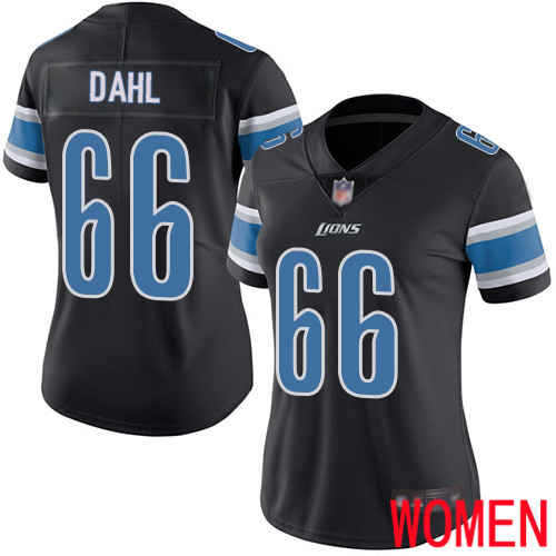 Detroit Lions Limited Black Women Joe Dahl Jersey NFL Football #66 Rush Vapor Untouchable